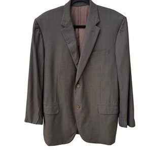 Mabro Alandales Super 130s Wool Blazer Brown Italian Tailoring Luxury Office 40R